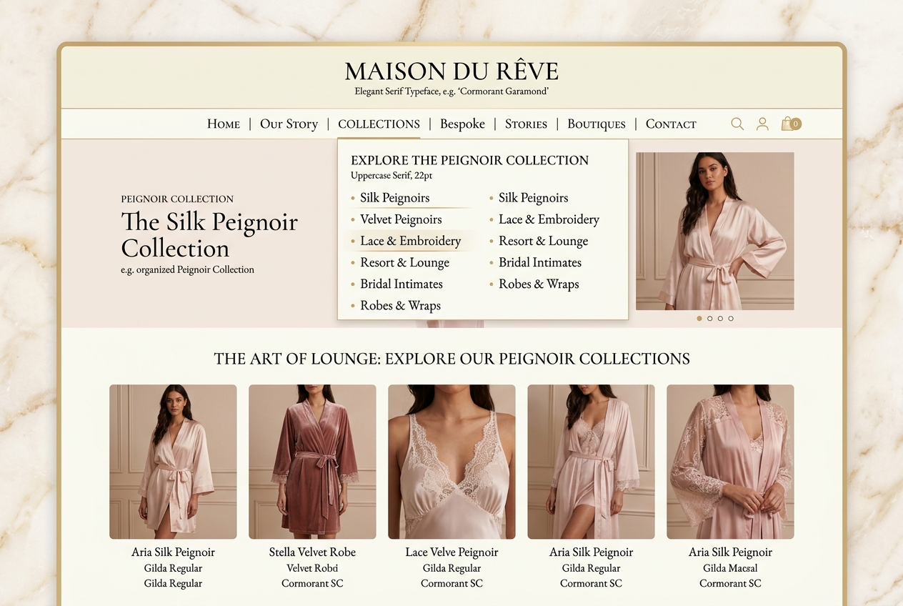 Peignoir Avenue 